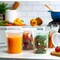 48 Sets of 32 oz Microwavable Deli Food Storage Containers with BPA-Free Lids